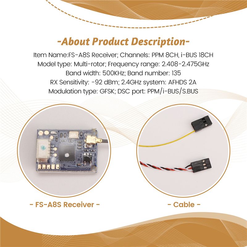 AS96-Per FS-A8S 2.4G 8CH Mini  - Receiver Sbus 8Ch recensione e prezzo