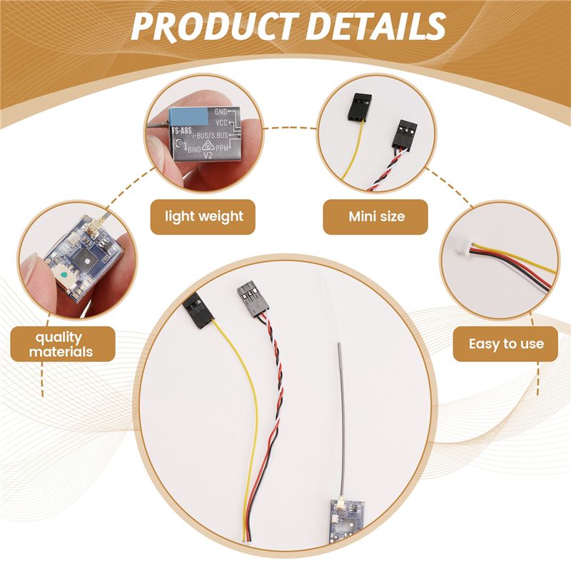 AS96-Per FS-A8S 2.4G 8CH Mini  - Receiver Sbus 8Ch recensione e prezzo